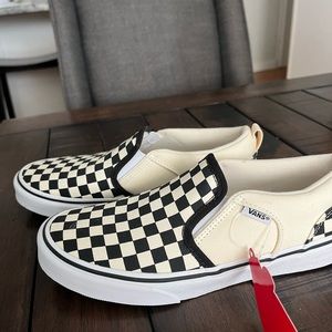 New with tags - Vans classic slip on. Size 5 youth.
